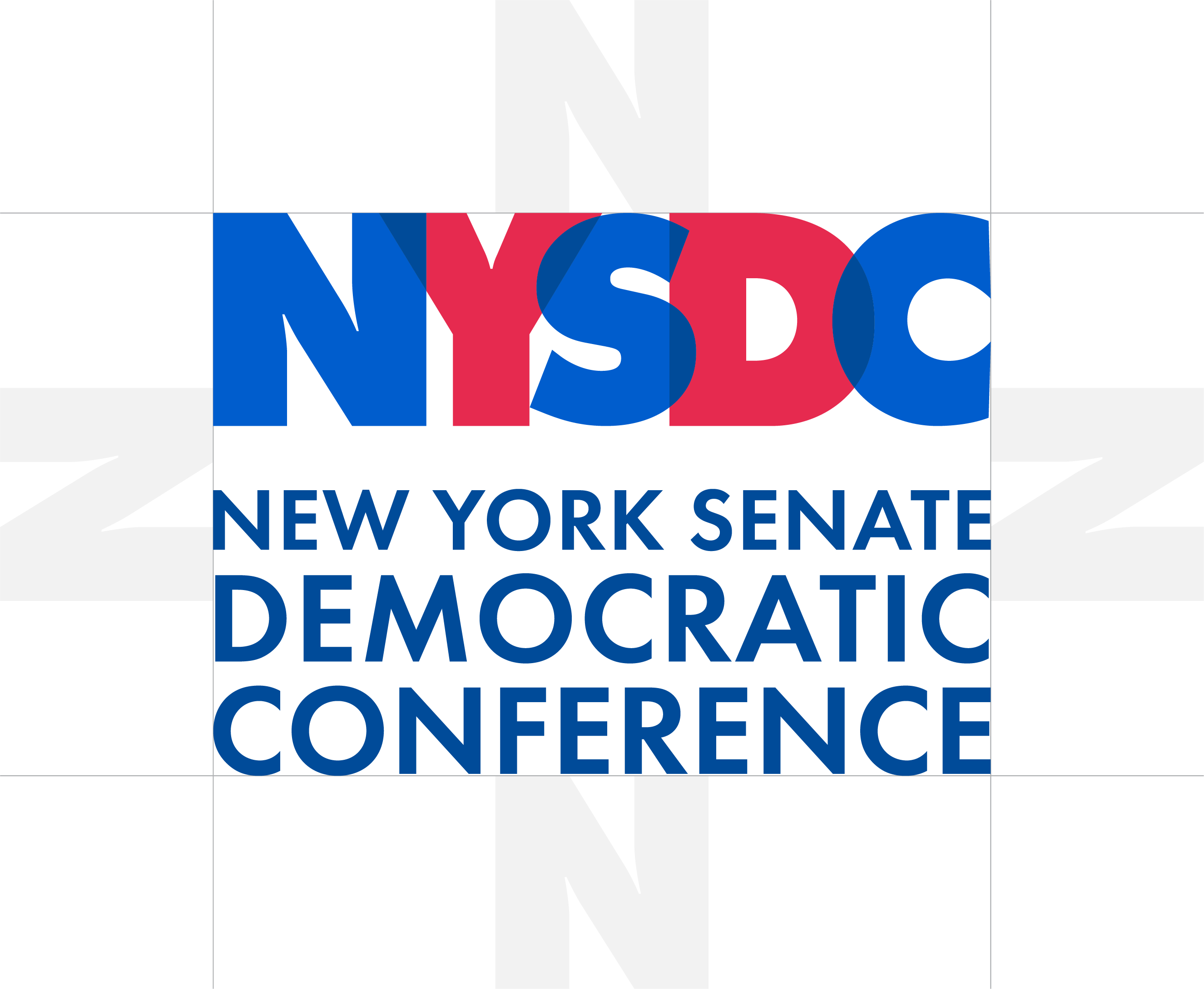 New York State Senate Democratic Conference New Logo spacing around