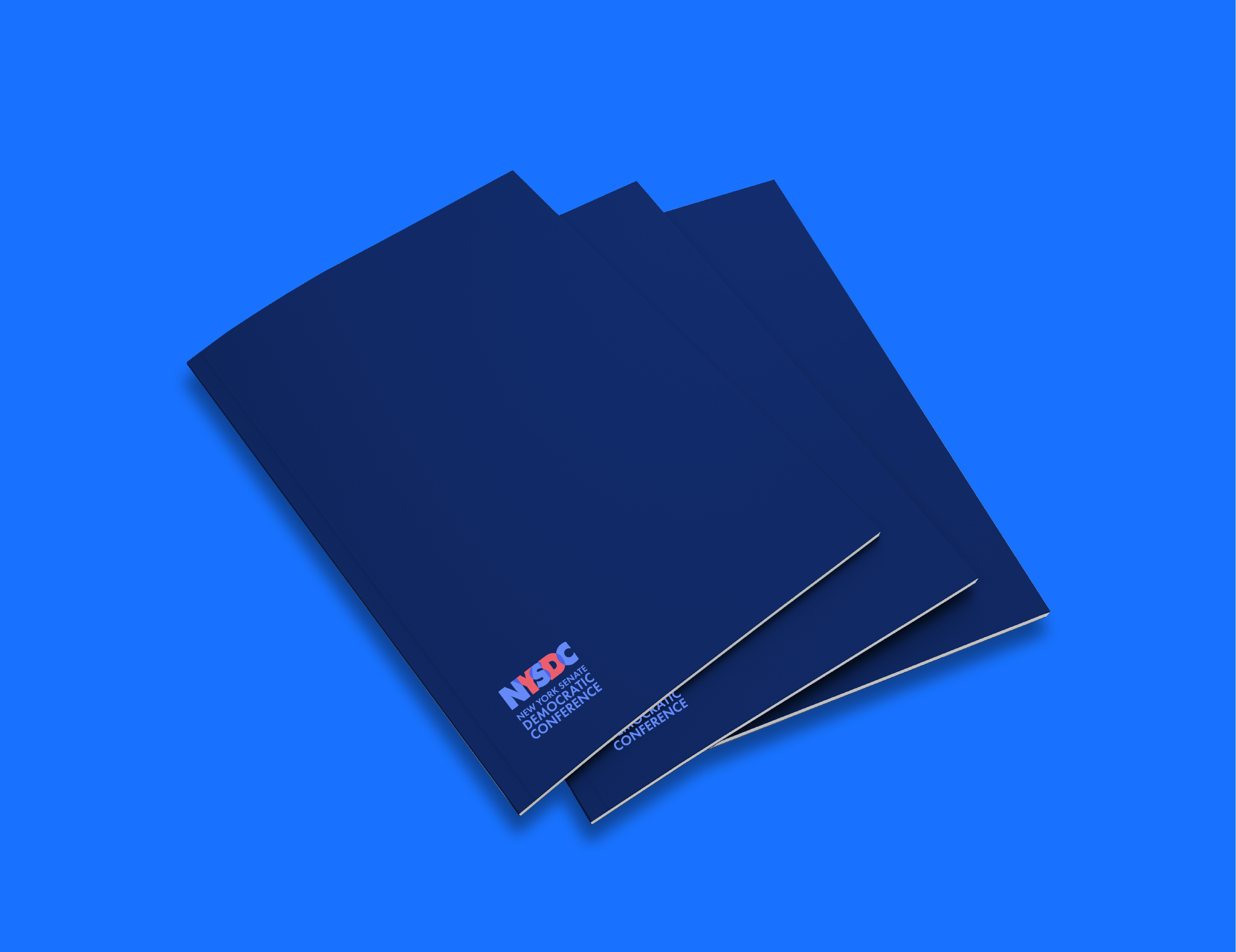 NYSDC Logo use on dark color business folder