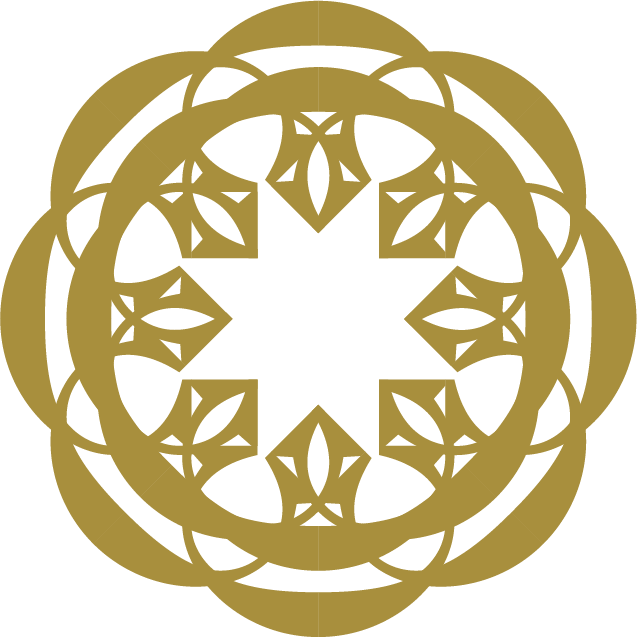 Cloisters logo in gold