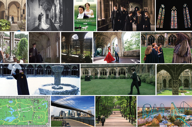 Cloisters Museum background study 3